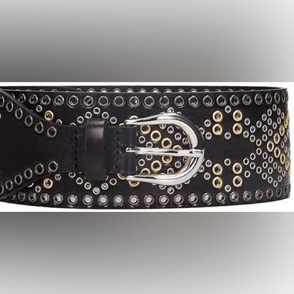 IRO Alior large studded white belt, worned only once - Picture 8 of 8